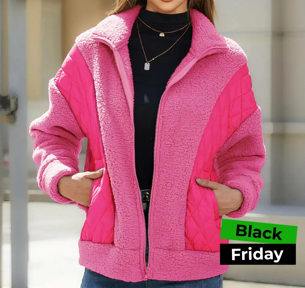Street Wave Lightweight Padded Jacket For Women With Cozy Fleece Lining And Winter Warmth