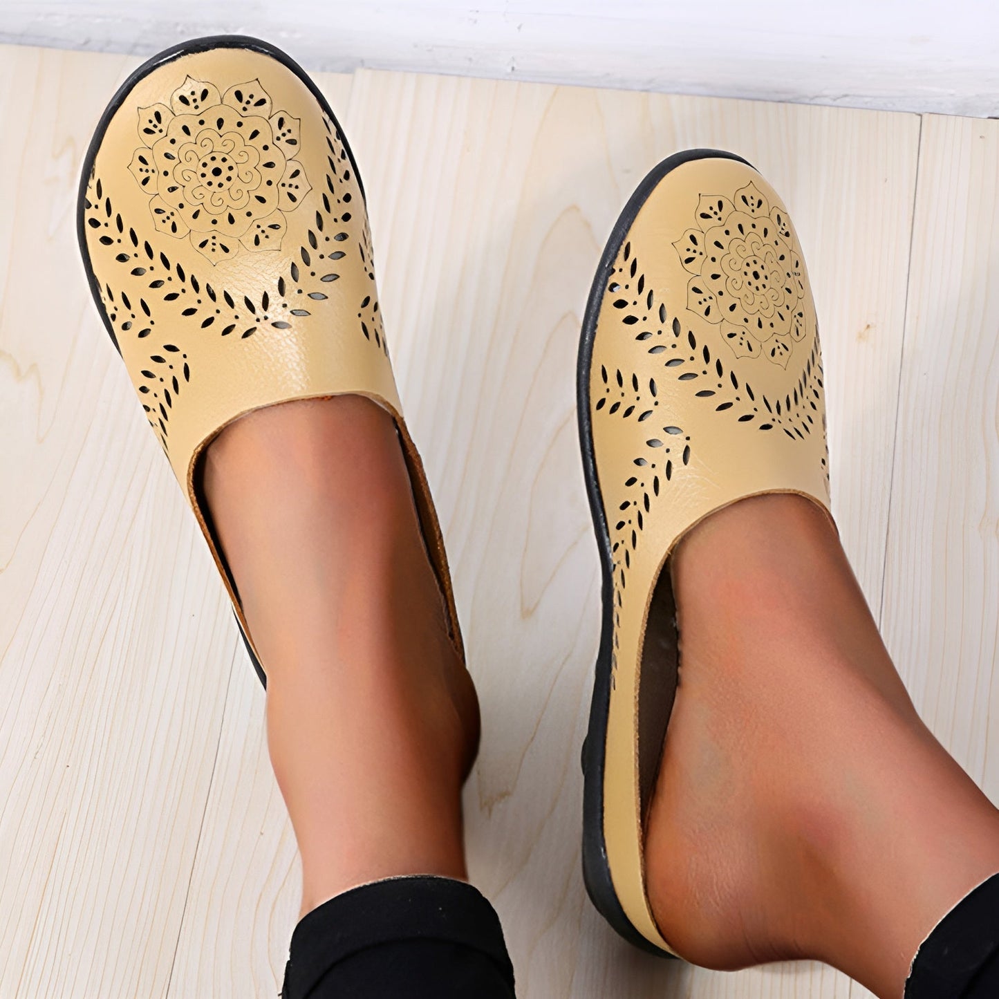 Street-wave Leather Women's Shoes With Orthopedic Support For All-Day Comfort Ideal For Spring
