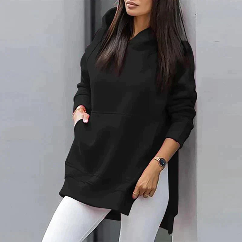 Street Wave Hoodie For Women Cozy Everyday Comfort With Modern Fit And Soft Fleece
