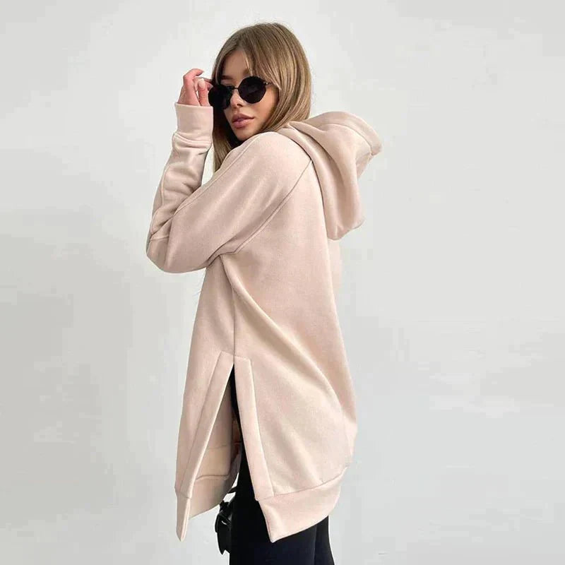 Street Wave Hoodie For Women Cozy Everyday Comfort With Modern Fit And Soft Fleece