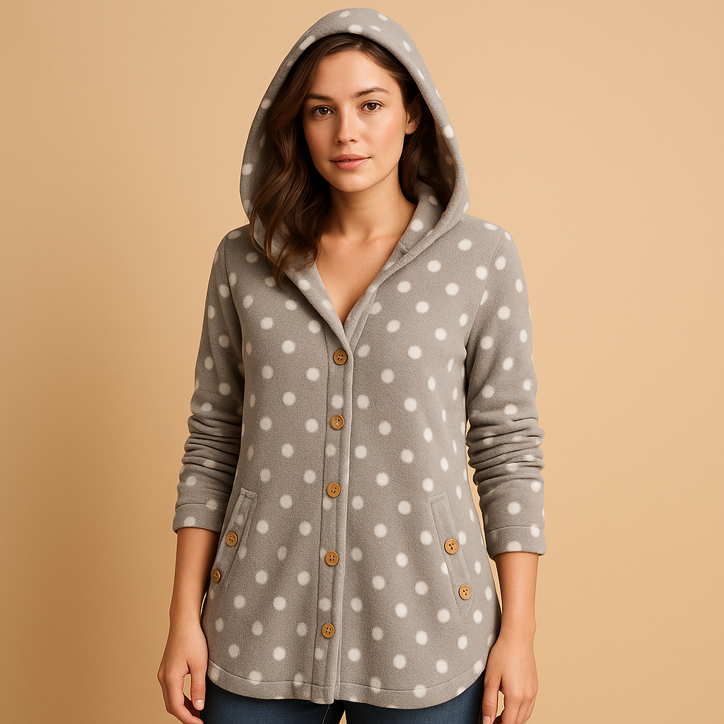 Street Wave Teddy Jacket With Hood For Women Cozy Plush Warmth Modern Luxe Coat Essentials