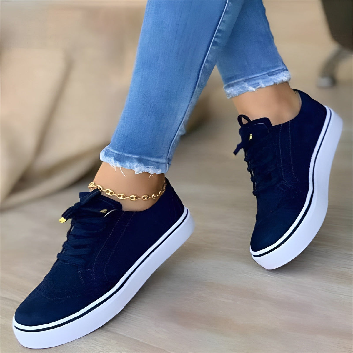 Street-wave Orthopedic Women's Shoes for All-Day Comfort and Support - Stylish Everyday Wear