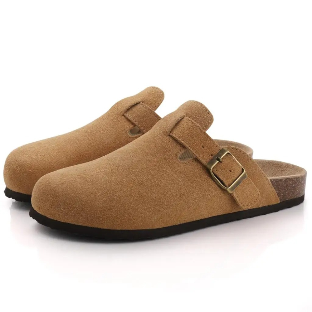 Orthopedic Slippers For Men And Women By Street-Wave, Soft Fleece Lined Insole, Cork Support
