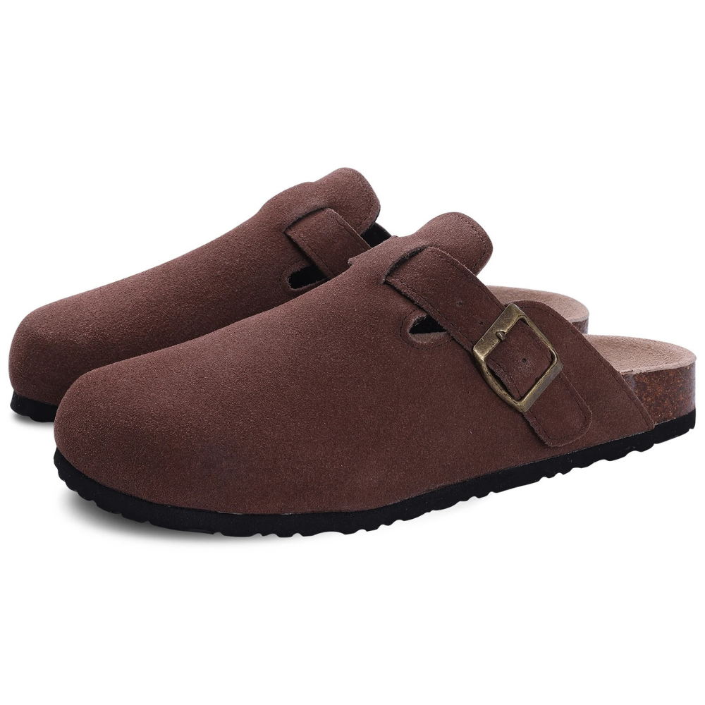 Orthopedic Slippers For Men And Women By Street-Wave, Soft Fleece Lined Insole, Cork Support