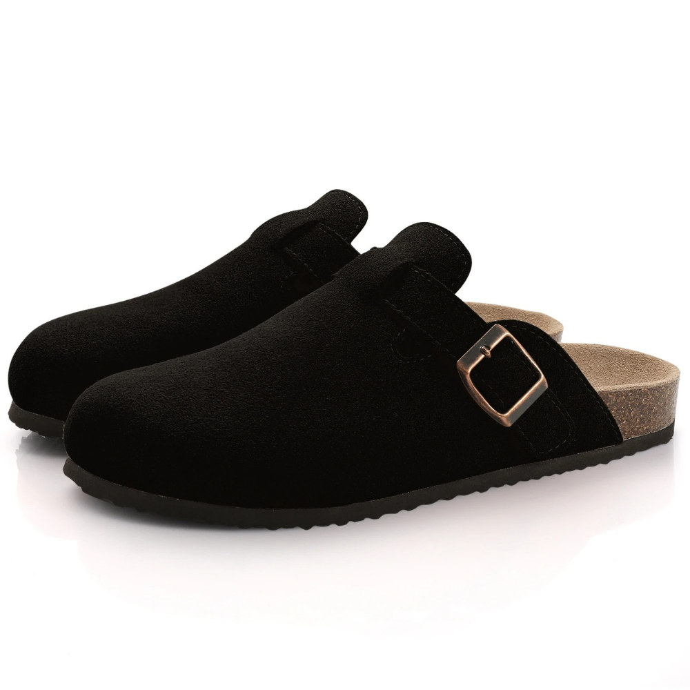 Orthopedic Slippers For Men And Women By Street-Wave, Soft Fleece Lined Insole, Cork Support