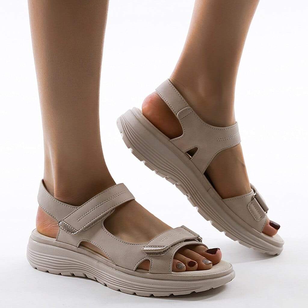 Street-Wave Women's Velcro Sandals With Cushioned Footbed For Everyday Comfort And Support