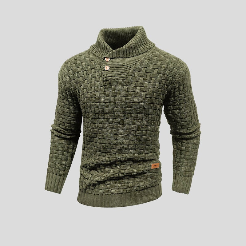 Street-Wave Thermal Knit Sweater For Streetwear Fans Cozy Warmth Modern Fit Durable Knit
