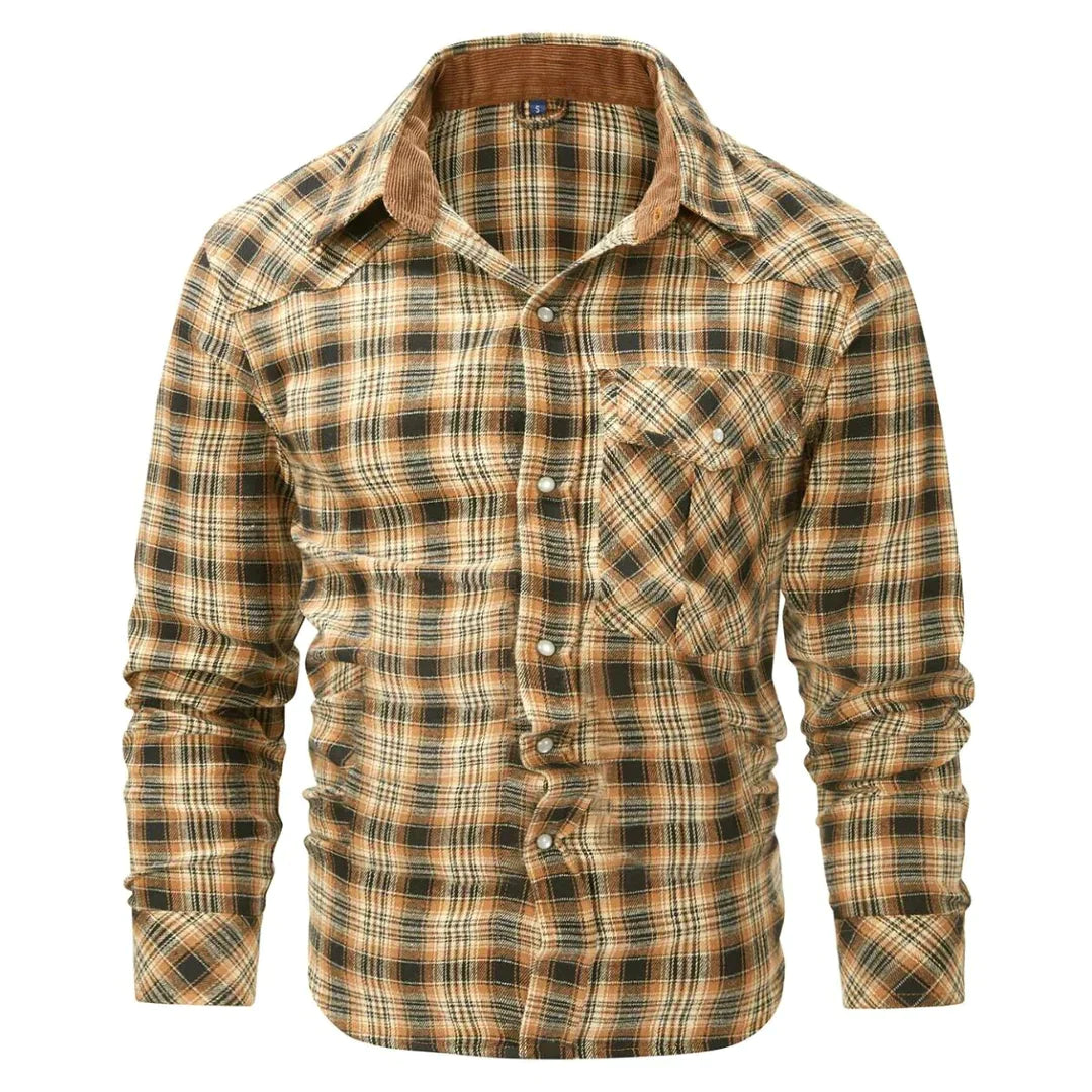 Street-wave Summer Plaid Shirt For Men With Breathable Comfort And Classic Look For Summer Days