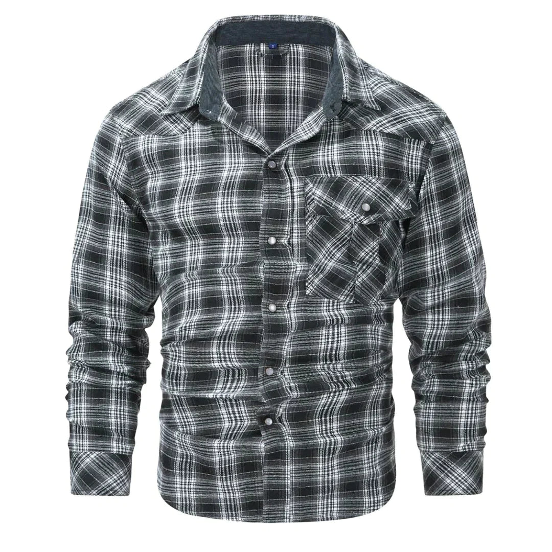 Street-wave Summer Plaid Shirt For Men With Breathable Comfort And Classic Look For Summer Days