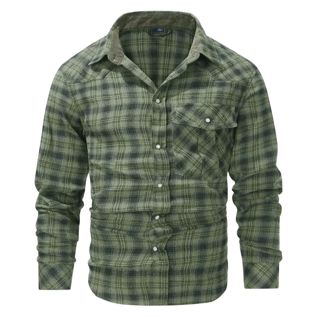Street-wave Summer Plaid Shirt For Men With Breathable Comfort And Classic Look For Summer Days