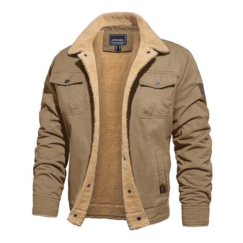 Street-Wave Classic Winter Jacket With Cozy Fleece Lining For Men Warm Comfort All Winter Wear