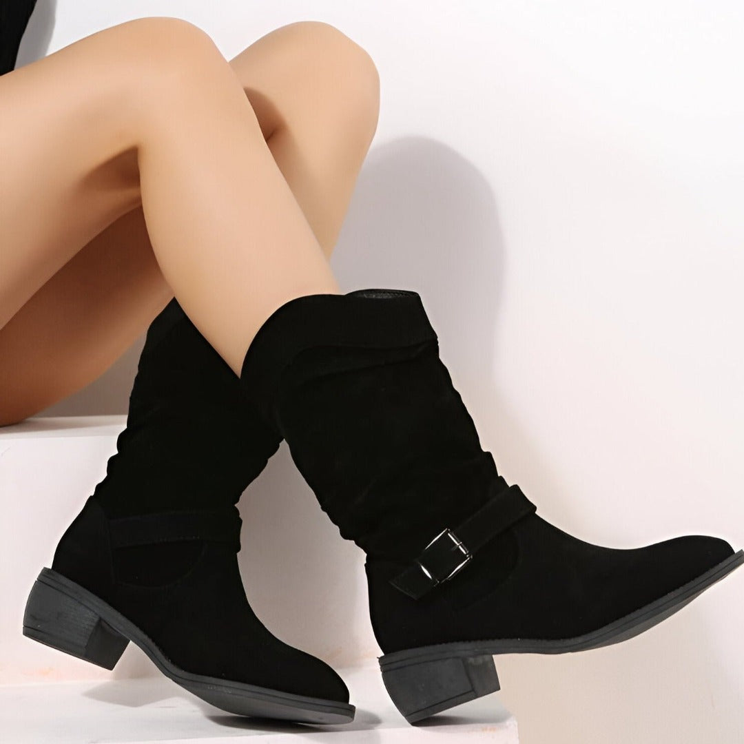 Streetwave Faux Leather Ankle Boots For Women Comfortable All Day Wear Trendy Fashionable