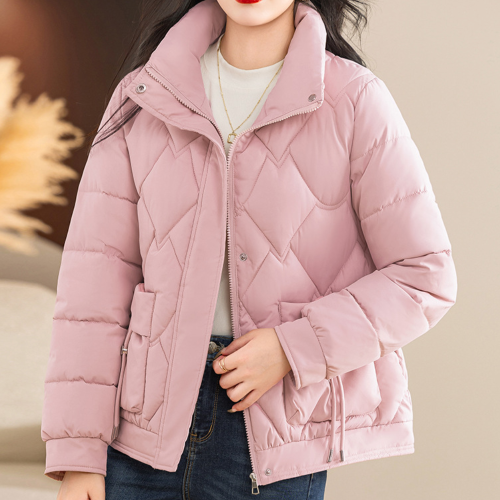 Street-Wave Luxurious Womens Quilted Winter Jacket With Premium Insulation And Timeless Style