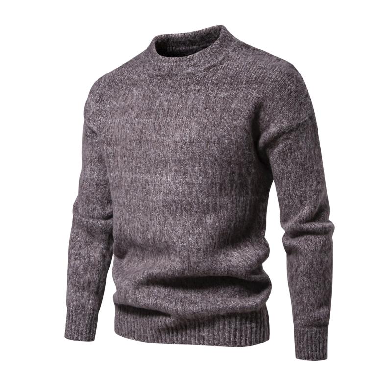 Street-Wave Wool Knit Sweater Men's Classic Design Warm And Comfortable Everyday Essential