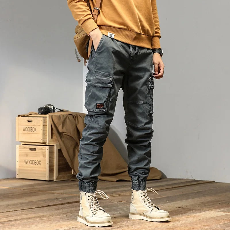Streetwave Cargo Pants Men Lightweight Breathable Summer With Drawstring Waist And Cargo Pockets
