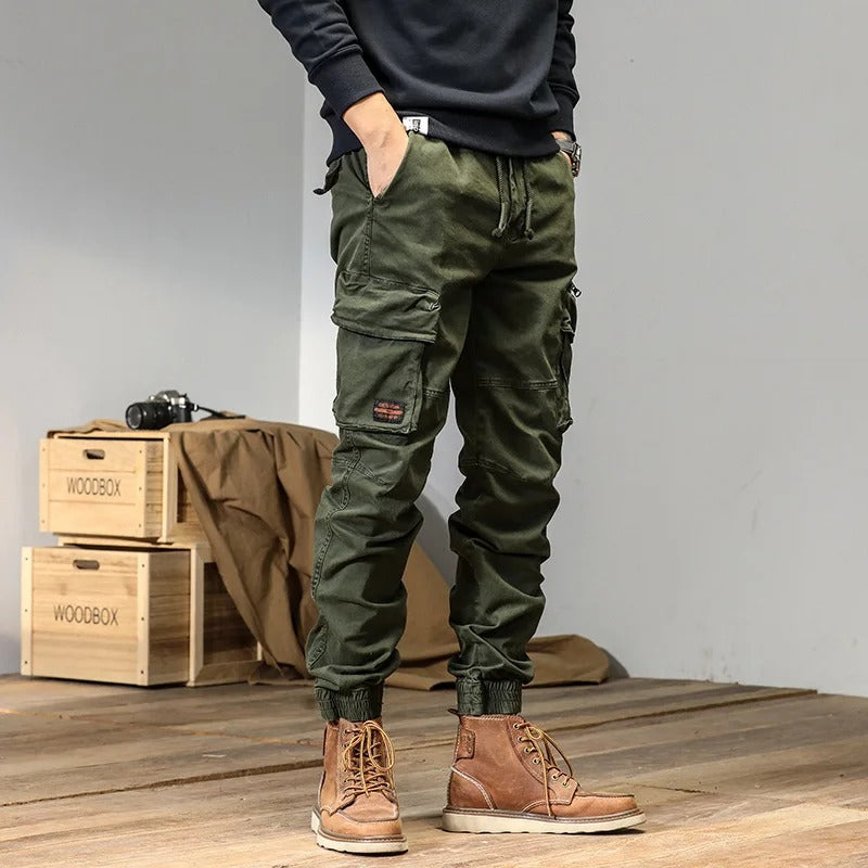 Streetwave Cargo Pants Men Lightweight Breathable Summer With Drawstring Waist And Cargo Pockets