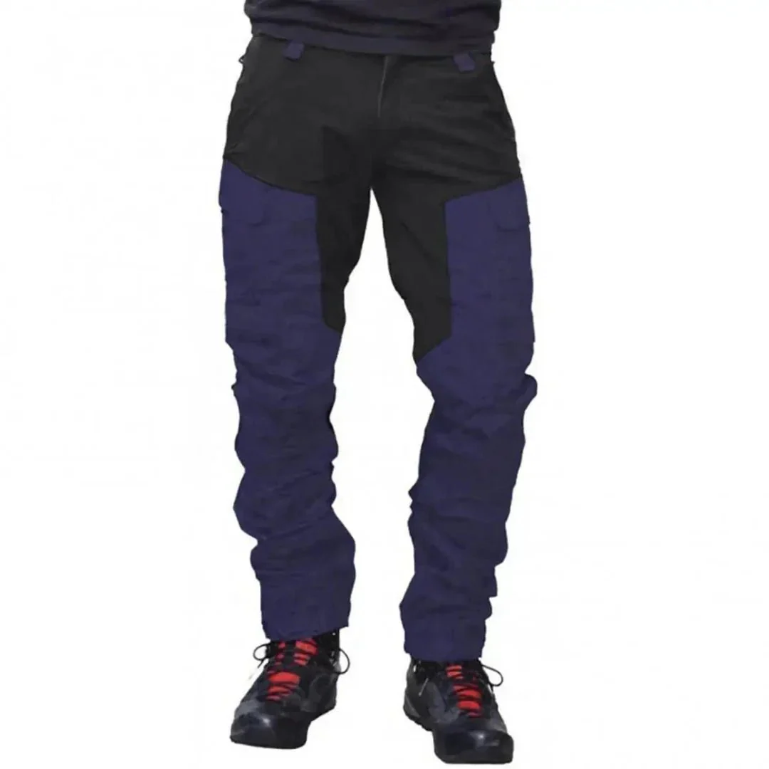 Street-Wave Waterproof Cargo Pants For Men Rugged Breathable All-Weather Trousers With Pockets