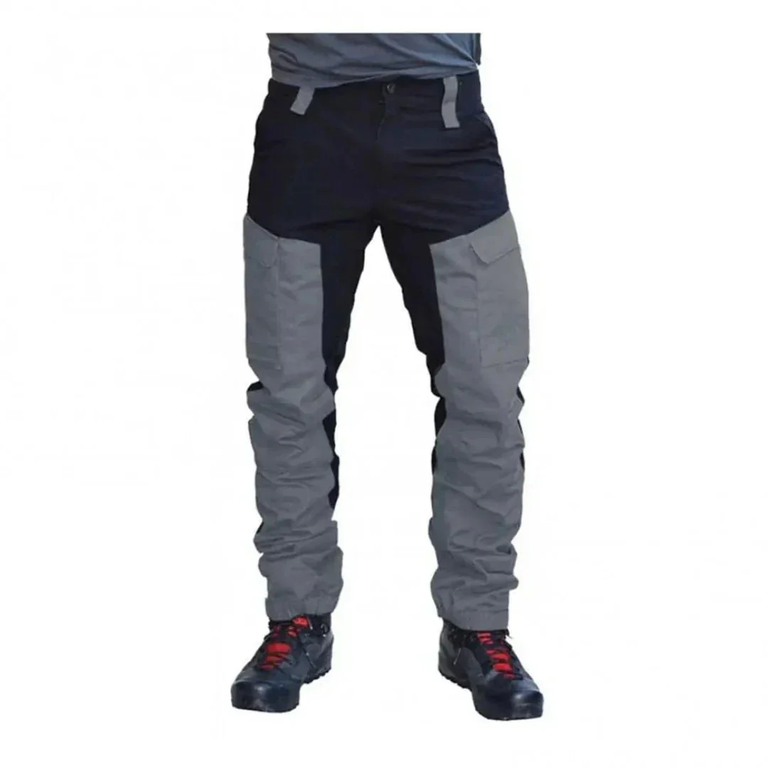 Street-Wave Waterproof Cargo Pants For Men Rugged Breathable All-Weather Trousers With Pockets