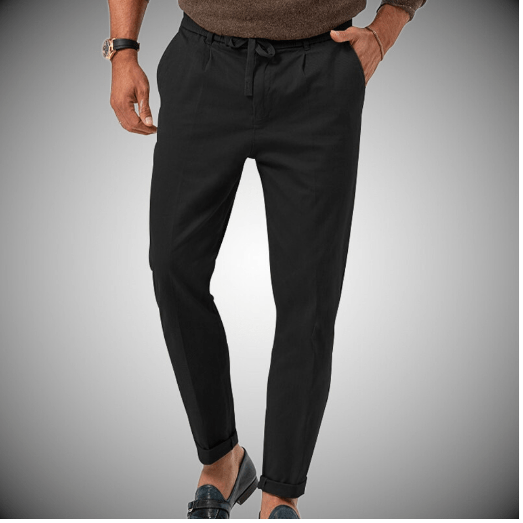 Karlmann Premium Linen Pants For Summer Breathable Comfortable Men Trousers Street Wave