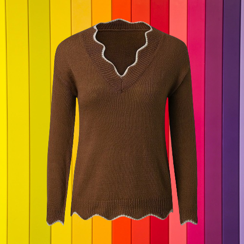 Streetwave Womens Warm Spring Pullover With High Warmth Function Malaya Fashion Knitwear For Casual Spring