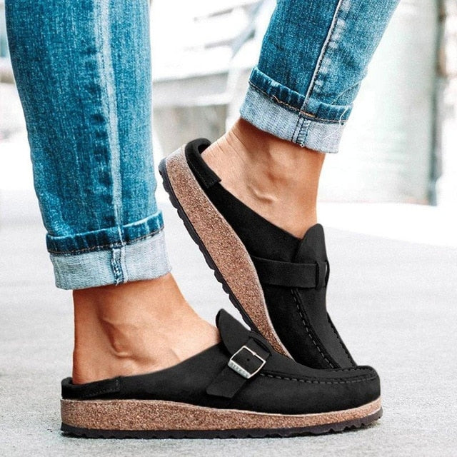 Redio Orthopedic Cork Sandals For Women With Ergonomic Footbed And All Day Comfort