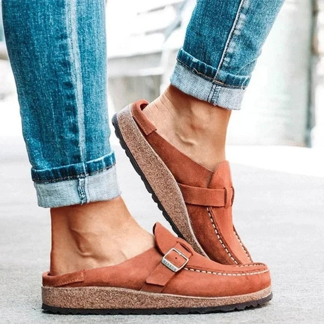 Redio Orthopedic Cork Sandals For Women With Ergonomic Footbed And All Day Comfort