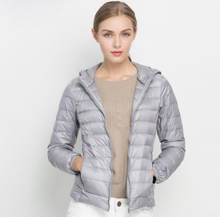 Street-Wave Lightweight Down Jacket For Women Urban Chic Warmth And Comfort Perfect For Outdoor Wear