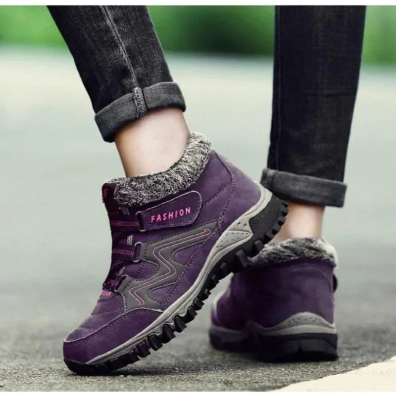 Streetwave Women Winter Boots With Plush Fur Lining For Cozy Warmth And Style For All Conditions