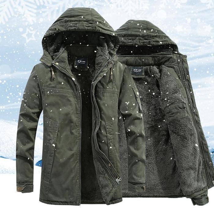 Street-Wave Hooded Winter Jacket For Cold Weather Insulated Coat Unisex Warm Outdoor Outerwear