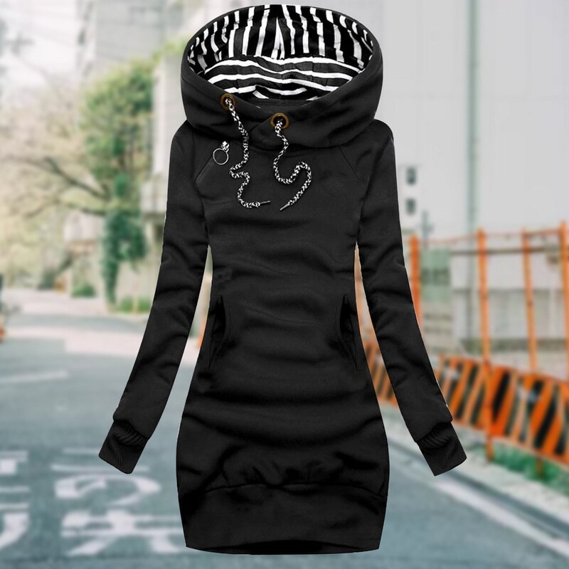 Street-wave Oversized Hoodie Sweatshirt For Women Warm Comfort Premium Materials Everyday Streetwear