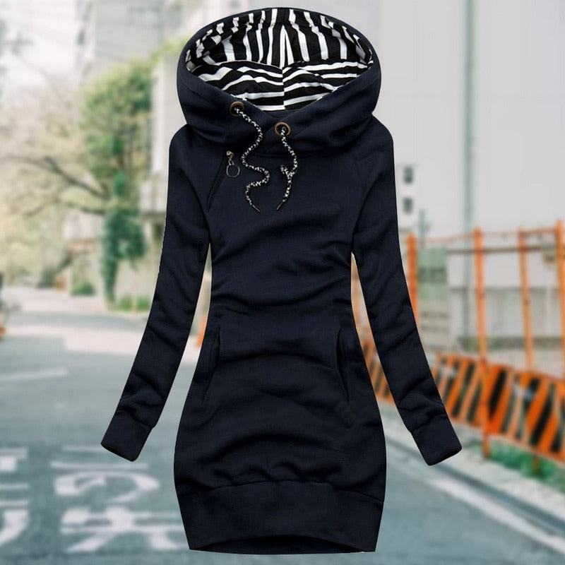 Street-wave Oversized Hoodie Sweatshirt For Women Warm Comfort Premium Materials Everyday Streetwear