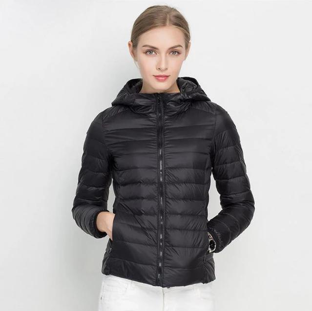 Street-Wave Lightweight Down Jacket For Women Urban Chic Warmth And Comfort Perfect For Outdoor Wear