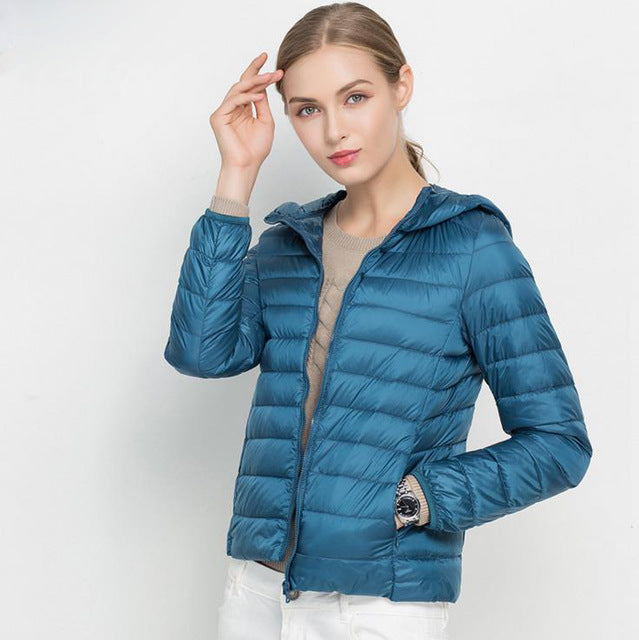Street-Wave Lightweight Down Jacket Urban Chic For Women Warmth And Comfort For Everyday Street Style