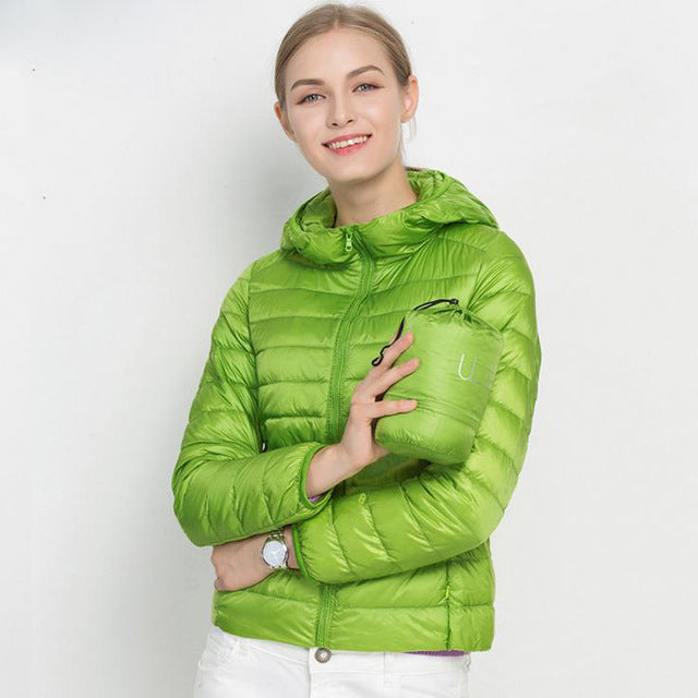 Street-Wave Lightweight Down Jacket Urban Chic For Women Warmth And Comfort For Everyday Street Style
