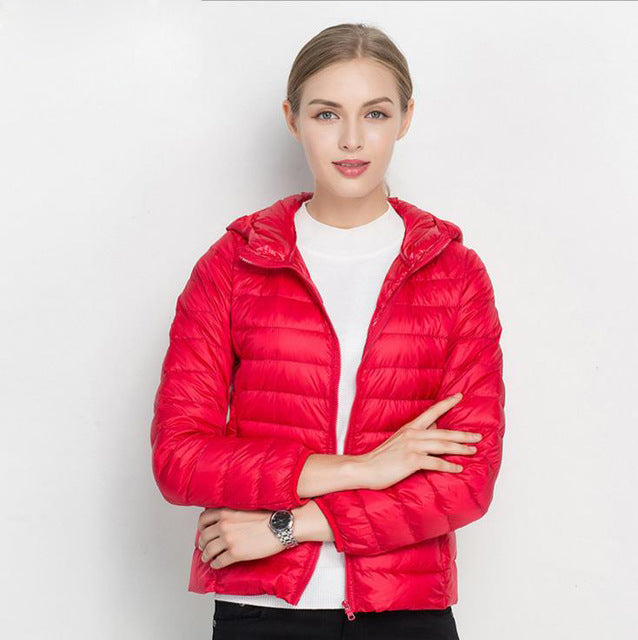 Street-Wave Lightweight Down Jacket Urban Chic For Women Warmth And Comfort For Everyday Street Style