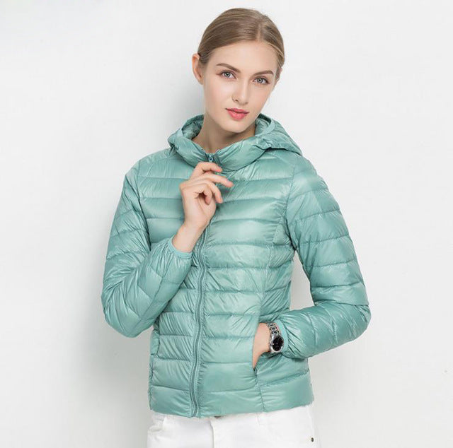 Street-Wave Lightweight Down Jacket Urban Chic For Women Warmth And Comfort For Everyday Street Style