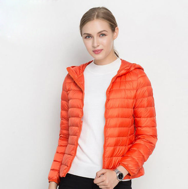 Street-Wave Lightweight Down Jacket Urban Chic For Women Warmth And Comfort For Everyday Street Style