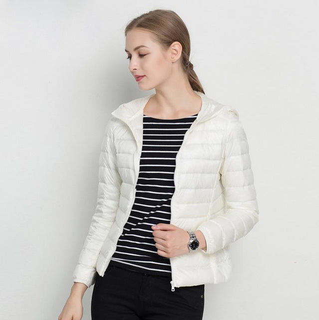 Street-Wave Lightweight Down Jacket Urban Chic For Women Warmth And Comfort For Everyday Street Style