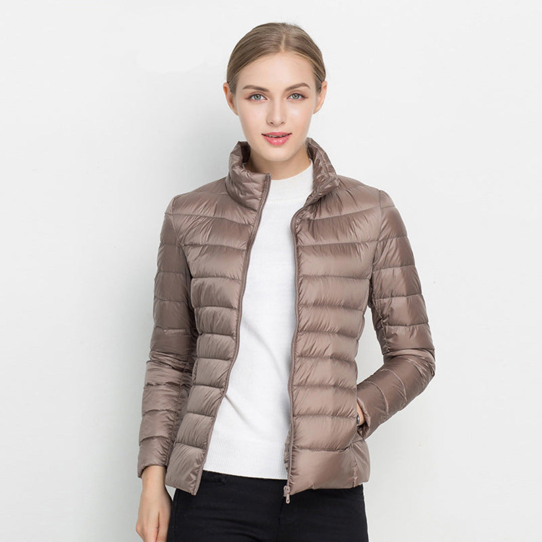 Street Wave Puffer Jacket Women Warm Insulated Lightweight Weatherproof Coat For Cozy Urban Winter