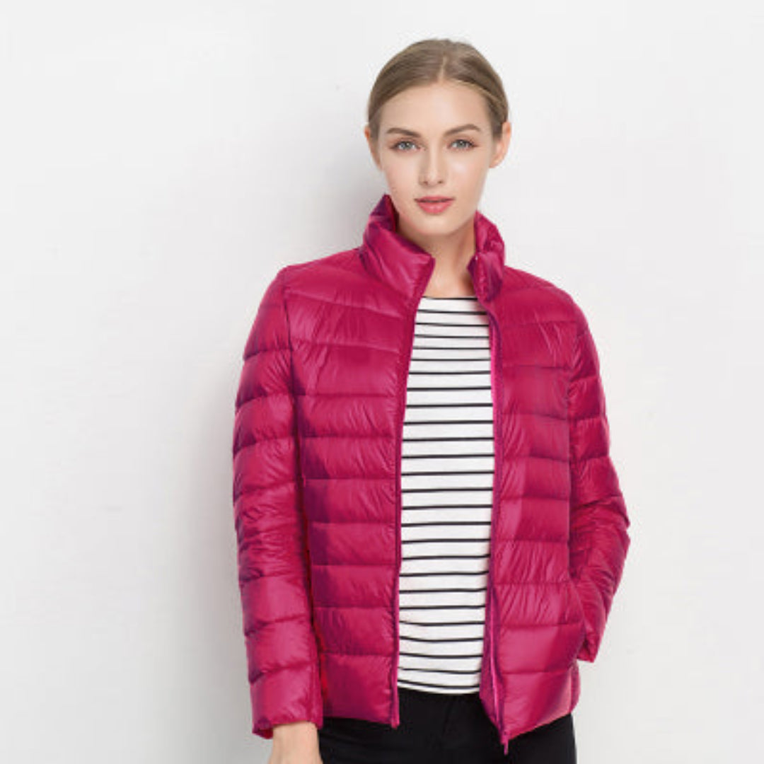 Street Wave Puffer Jacket Women Warm Insulated Lightweight Weatherproof Coat For Cozy Urban Winter