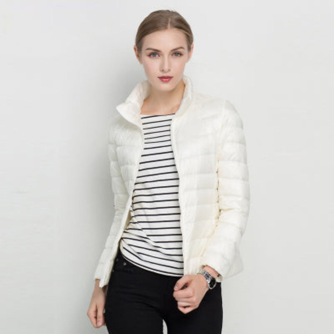 Street Wave Puffer Jacket Women Warm Quilted Insulated Coat For Cold Winter Days With Cozy Mobility