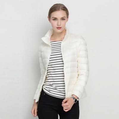 Street-Wave Women's Bright Green Puffer Jacket for Autumn Winter Warmth and Style