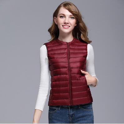 Street-wave Womens Zip Front Puffer Vest Lightweight Warmth For Everyday All Seasons Edition