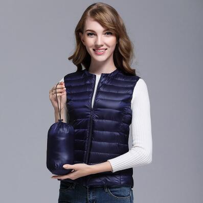 Street-wave Womens Zip Front Puffer Vest Lightweight Warmth For Everyday All Seasons Edition