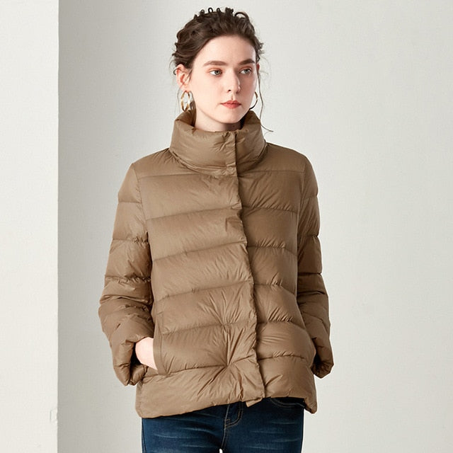 Street-Wave Ultra Light Down Plus Jacket For Women - Lightweight Warmth With Water-Repellent Finish