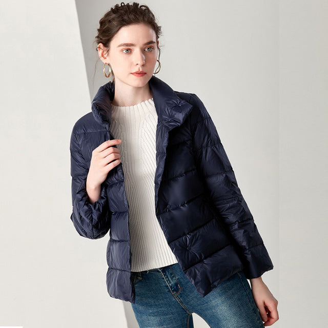 Street-Wave Ultra Light Down Plus Jacket For Women - Lightweight Warmth With Water-Repellent Finish
