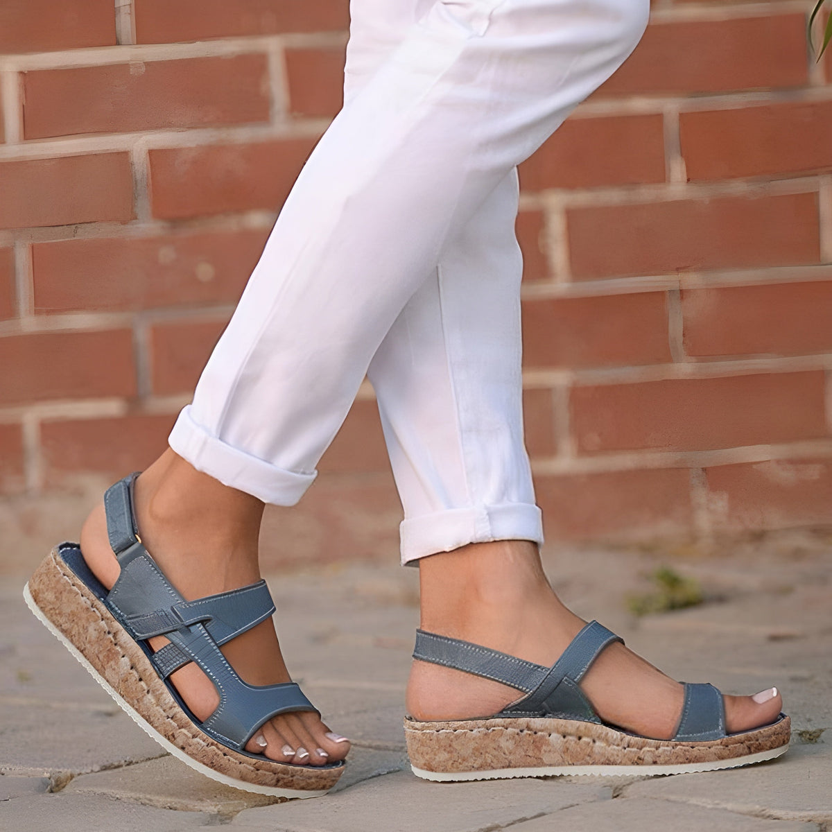 Street Wave Orthopedic Sandals For Women With All Day Comfort And Adjustable Fit