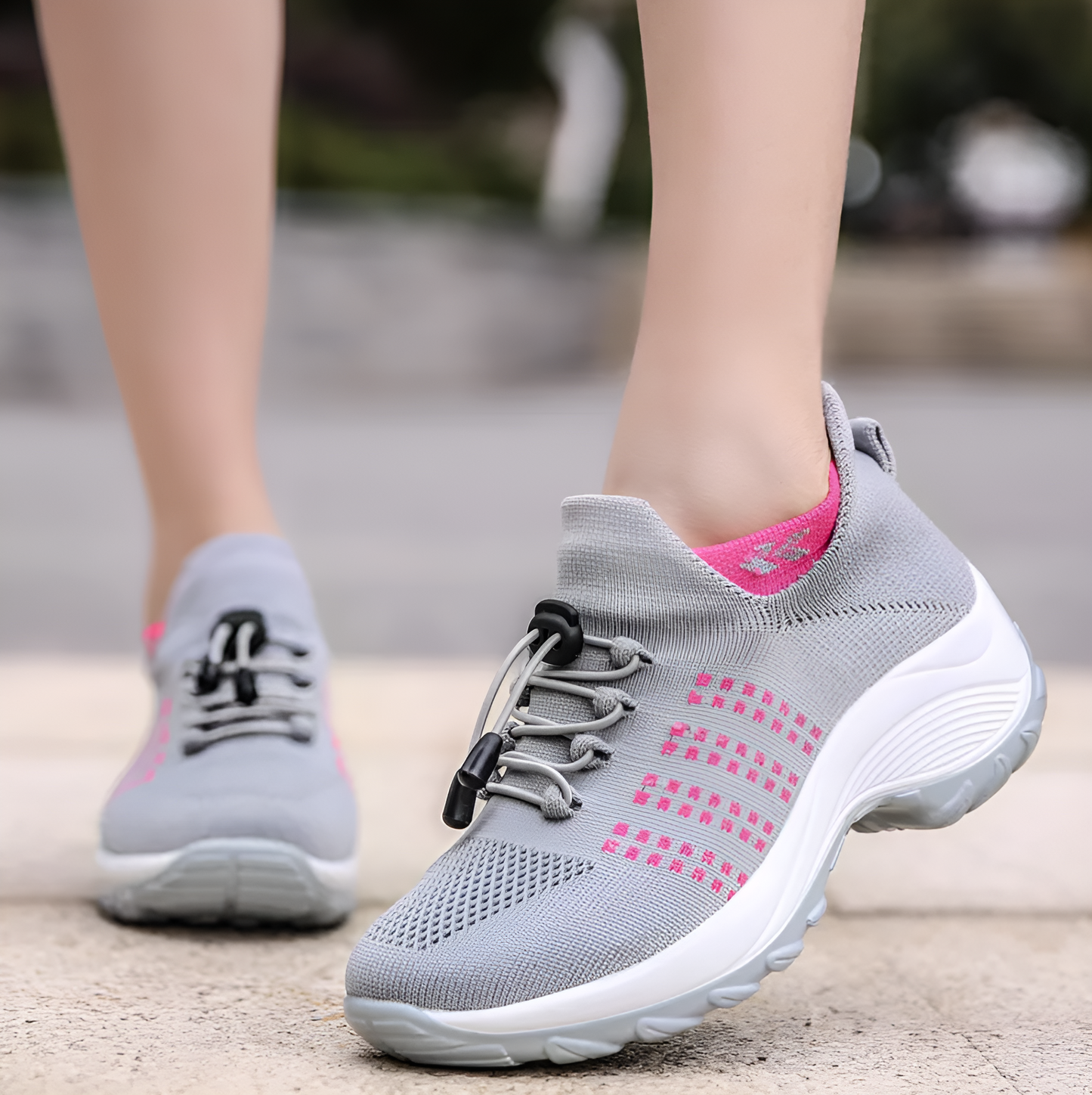 Orthopedic Shoes For Women Streetwave All Foot Shapes Comfort Pain Relief Knit Sneaker