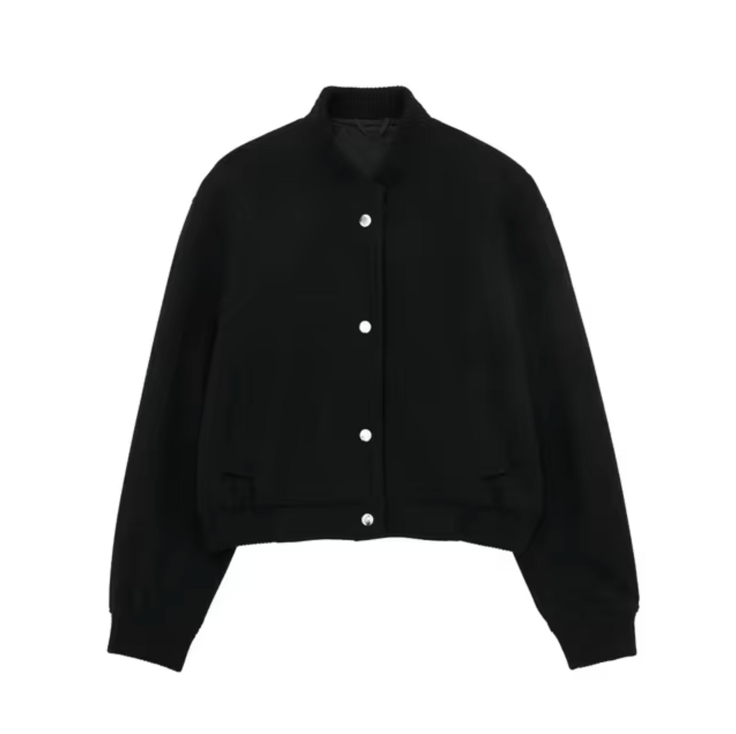 Avelena Womens Vintage Wool Bomber Jacket Premium Warmth With Retro Chic Silhouette