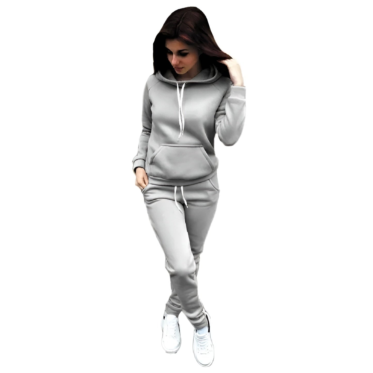 Street-wave Women Tracksuit Hoodie and Joggers for Everyday Comfort and Sporty Style